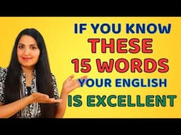Boost English Fluency with These 15 Words - Improve Vocabulary