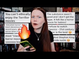 Reacting to YOUR Horror HOT TAKES 🔥