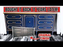I Painted This Dresser 11 Years Ago… Then Bought It Back to Refinish!