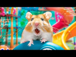 Hamster Escapes from the Colorful Jelly Bouncer Maze | Hamster Maze
