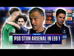 "We tried to play OUR WAY" Enrique on PSG | "The margins were VERY SMALL" Arteta on Arsenal LOSS 🫨⭐