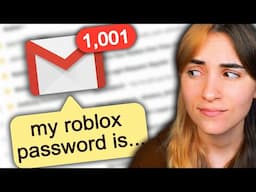I sent 1,000 people my Roblox password