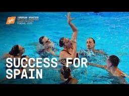 Double Victory for Spain in the Men's Solo and Team Free Final | Funchal 2025 | European Aquatics