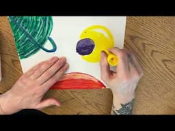 Kiwk Stix/Paint Stick Planet Artwork