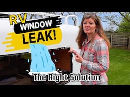 RV Travel Trailer Window Leak [4K UHD] | Bigfoot RV Window Reseal