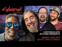 Cyberpunk: Legends FIRST GAMEPLAY LOOK with Mike Pondsmith and James Portnow