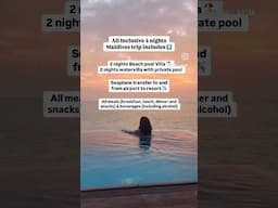 Maldives Trip Budget 💰