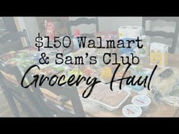 Feeding 4 Working Adults on a Budget | $150 Aldi + Sam’s Grocery Haul