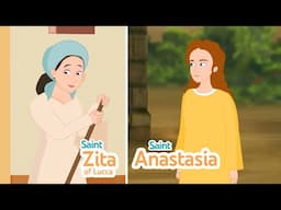 Saint Zita of Lucca & Saint Anastasia I Compilation Video I #SaintsandAngelsTV #saints