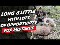 75yard Texas Bighorn SHEEP with lots of Hazards!