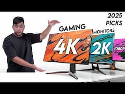 Best Gaming Monitors in India 2025 | 1080p, 1440p, 2K, 4K Monitor Options!