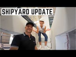 We are BACK!😝 ShipYard Update on Our Bering 82 "ADAMAS" Eps. 65