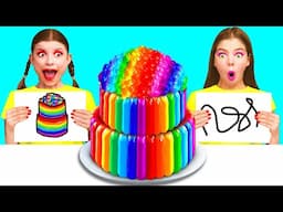 Who Draws it Better Take The Prize | Food Battle by AZaZa Challenge