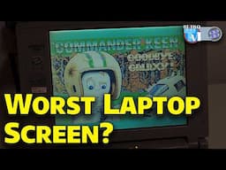 The WORST Retro Laptop Display for Retro & MS-DOS Gaming - Toshiba 400CS