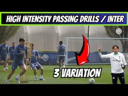 High Intensity Passing Drills / 3 Variation / Inter Training
