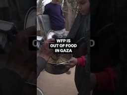 WFP has run out of food in #Gaza as borders crossings remain closed.