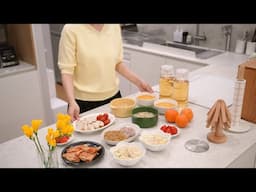 SUB) 아침 메뉴 고민 끝! 딸둘맘의 초간단 일주일 아침 식단