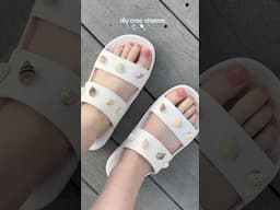 diy CROC CHARMS 🐚 how to make your own Jibbitz #summeronshorts