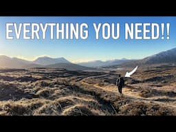 My West Highland Way Kit List