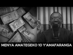 AMATEGEKO 10 YO GUTUNGA AMAFARANGA // NTUZONGERA GUKENA NUMARA KUYUMVA