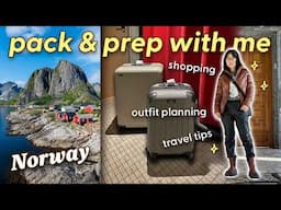 PACK & PREP WITH ME for Norway 🇳🇴 Travel Tips, Shopping, Haircut, Outfit Planning & More!