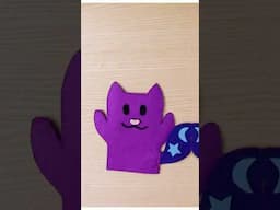 MARIONETA DE FIELTRO DE GATA MOON 🐱🧵