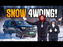 GWM offroad range TESTED in the snowy Changbai Mountains 🥶