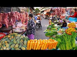 Local Market HEAVEN! 🇰🇭 Explore Fresh Food Paradise at Ta Khmao Thmey [FULL SUBTITLES]