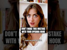 Writing hooks: make readers care from page one!