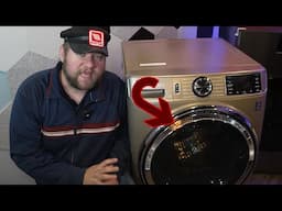 GE Frontload Washer Won't Start - How to Test & Replace Damper System and LED (Blue Gasket-Type)