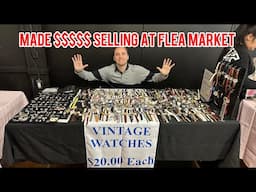 I made huge $$$ selling vintage watches at a flea market