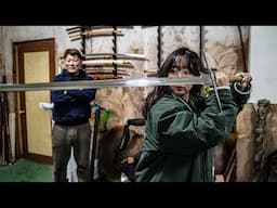 A blacksmith who makes all the weapons in the world