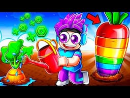 Noob Spends $52,354 to make MILLIONS in Grow a Garden!