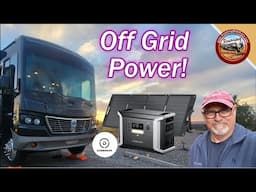 Big Portable Power For Camping! Dabbsson DBS2100 Pro With 30amp Outlet & Solar