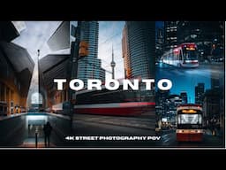 Toronto Street Photography 4K POV | Sony A7III
