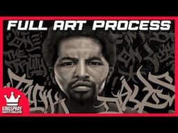 Gervonta Tank Davis Portrait in Kingspray VR | Full Art Process