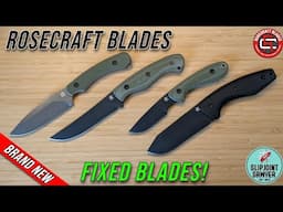 RoseCraft Blades FIXED BLADES ARE HERE! F1 F2, F3, & F4 - 1095 Carbon Steel @RoseCraftBlades
