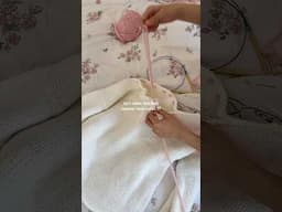 easy way to make your sweaters look cuter with a crochet hook and some yarn 🫶🏼 #craftideas