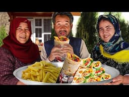 Viral Meat-Free Burger Recipe | Cozy Outdoor Cooking & Love Story