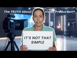 The Truth Behind Video Production: What You Think vs. What It Is