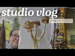 Studio Vlog Week 14 | 100 day project, Tackling Silverlox, Trip to New Orleans, Crafting, Daily Life