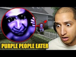 I Found PURPLE PEOPLE EATER Outside My House…