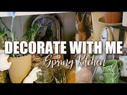SPRING 2025 DECORATE WITH ME || SPRING KITCHEN DECORATING IDEAS || ROBIN LANE LOWE