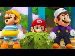 We played CUSTOM MAPS in Mario Hide and Seek