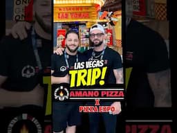 Went to LAS VEGAS for PIZZA EXPO 2025! 🍕 #shorts #food #foodie #amano #pizza #funny #comedy #lol
