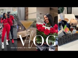 VLOG | HE SURPRISED ME, MEAL PREP, EARLY VDAY GIFT, POST THE CONTENT, GYM WORKOUT, ERRANDS + MORE