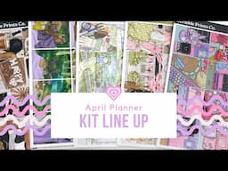 Planner Sticker Kit Line Up ☆ April 2025
