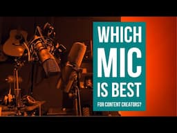 Shure SM7B vs DJI Mic 2 vs Rode NT1 — Best Mic for Content Creators in 2025?