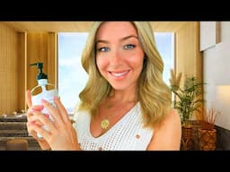 ASMR MASSAGE | Indian Head Massage & Facial Ft Realistic Soft Spoken Hotel Spa Personal Relaxation