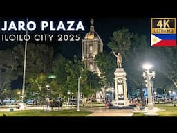 JARO PLAZA's Lively Park in ILOILO CITY [4K Night Walk] Philippines - May 2025